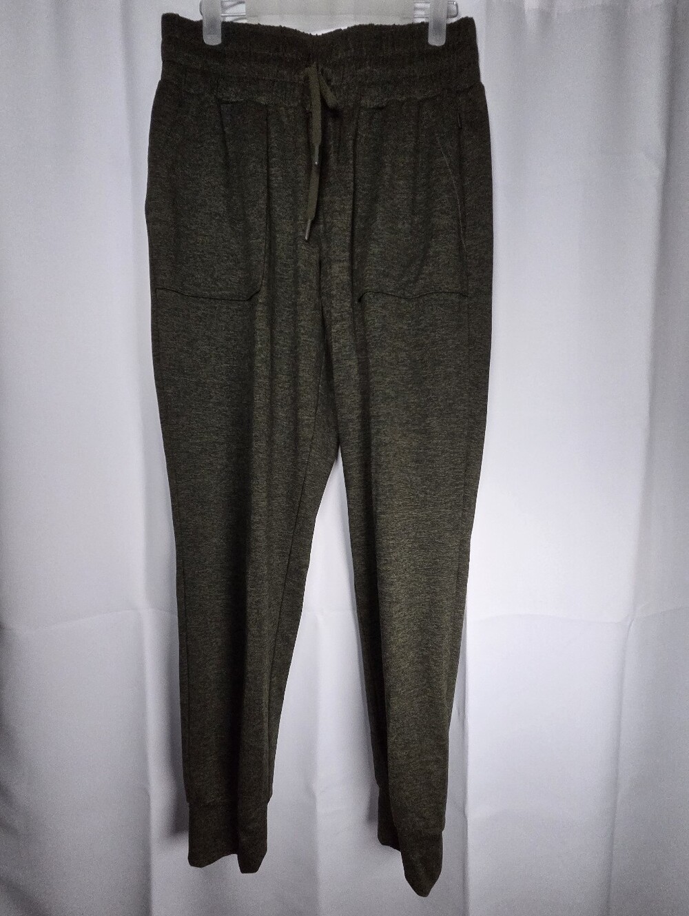 Mondetta Jogger Pants Women's Small Heathered Green Drawstring